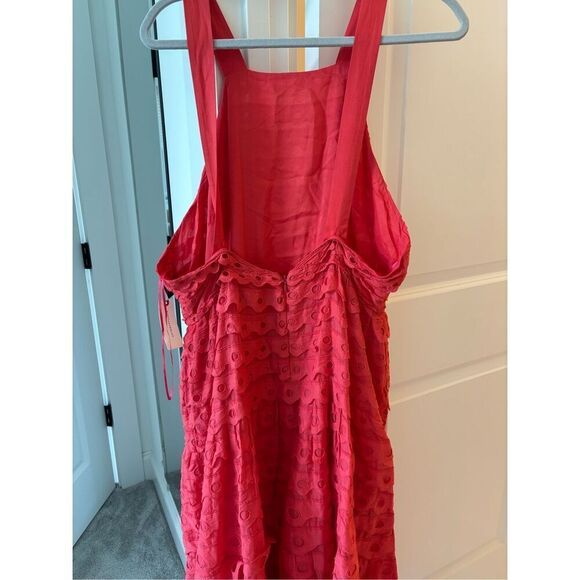 NWT ANTHROPOLOGIE MAEVE EYELET MIDI DRESS, $260 Sz 12 - Picture 6 of 12